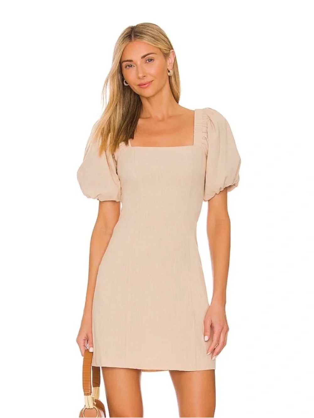 SNDYS Revolve Tuscany Linen Dress in Oat Size XS - Picture 1 of 6